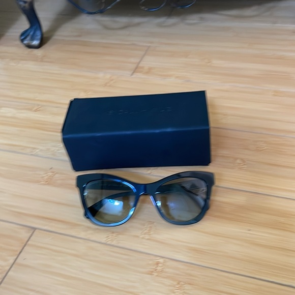 Women Designer CHANEL Sunglasses Cat Eye Used Great Condition - Picture 9 of 12